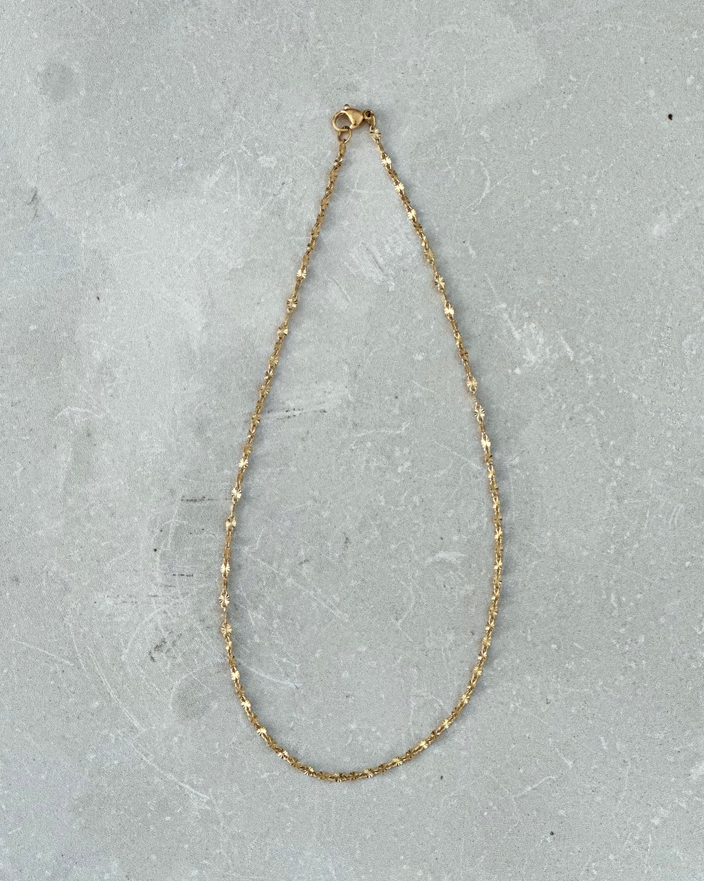 Gold Glitter Necklace