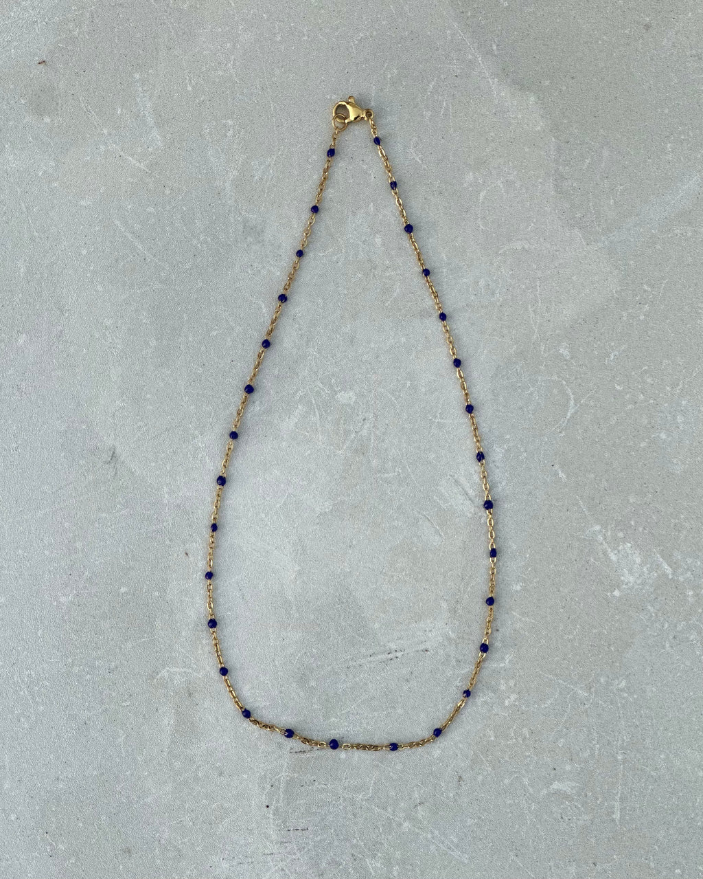 Navy Colour Pop Necklace