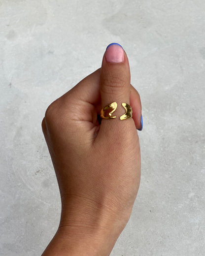 Gold Claw Ring