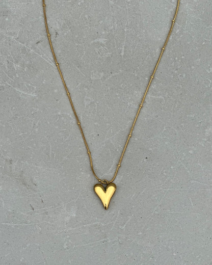 Solid Heart Necklace