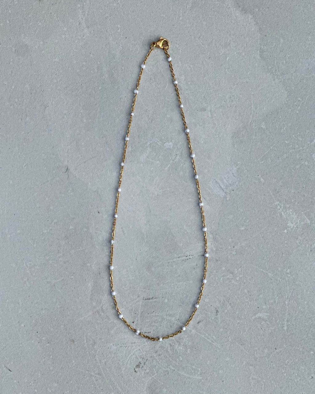 White Colour Pop Necklace