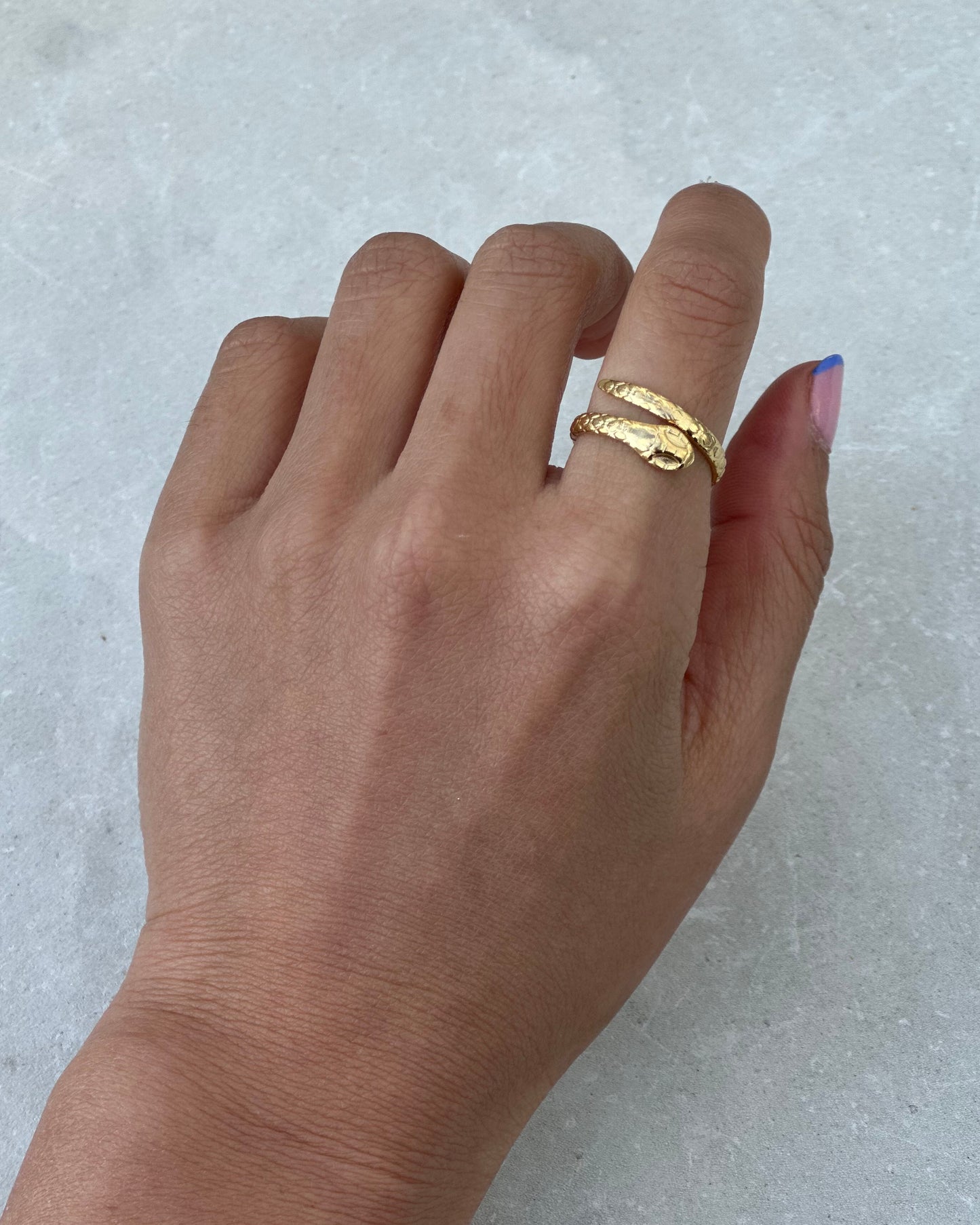 Gold Serpent Ring